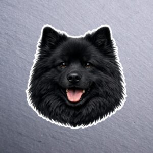 Swedish Lapphund Sticker. These stickers are made with printable vinyl with a vinyl top coat that is scratch-resistant and water resistant.