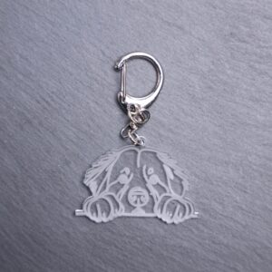 Newfoundland Bag Tag. This bag tag is made with engraved acrylic. Comes with lobster clasp topper that easily hooks to a bag, zippers, keychains,